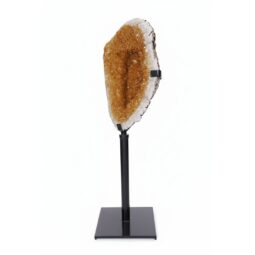 Citrine Cluster on Metal Stand DS3069 | Crystal Factory