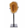 Citrine Cluster on Metal Stand DS3069 | Crystal Factory