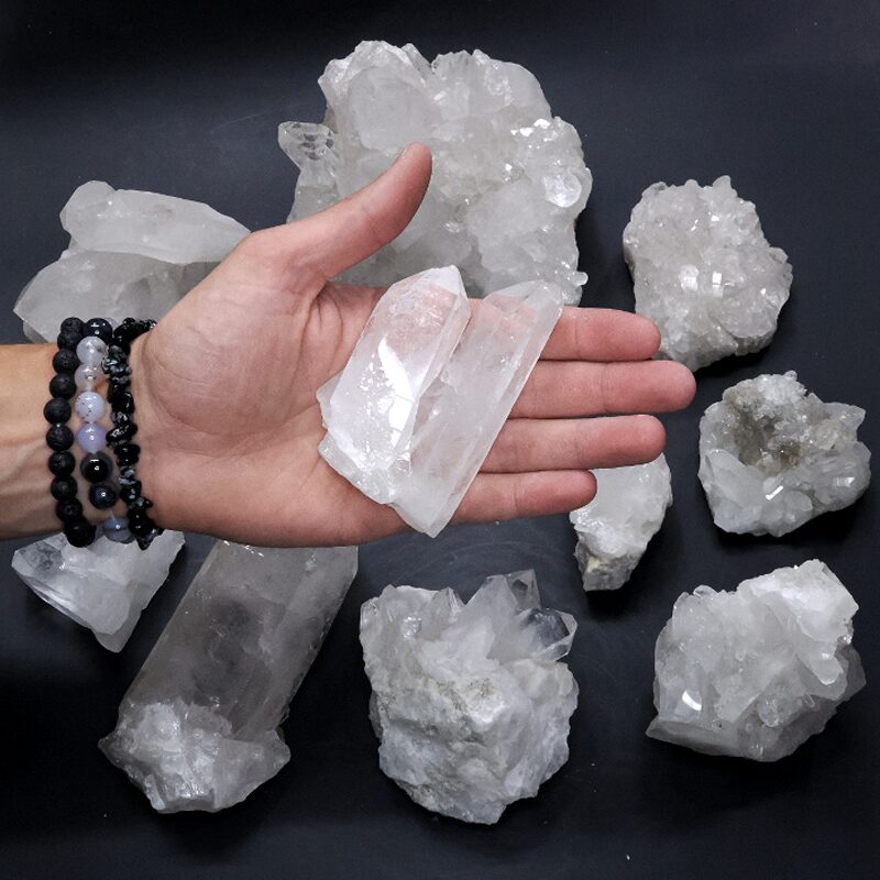 5.20kg Clear Quartz Cluster Parcels N2188 4 Clear Quartz Cluster Parcels N2188 | Crystal Factory