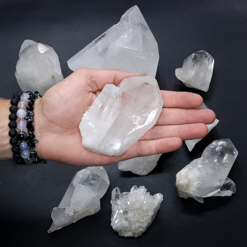 5.21kg Clear Quartz Cluster Parcels N2190 4 Clear Quartz Cluster Parcels N2190 | Crystal Factory