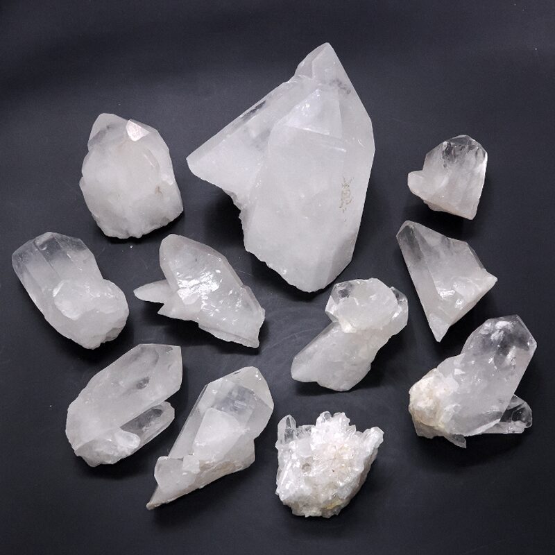 5.21kg Clear Quartz Cluster Parcels N2190 3 Clear Quartz Cluster Parcels N2190 | Crystal Factory
