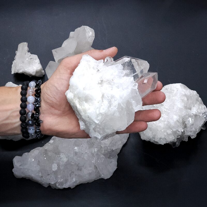 5.08kg Clear Quartz Cluster Parcels N2192 4 Clear Quartz Cluster Parcels N2192 | Crystal Factory