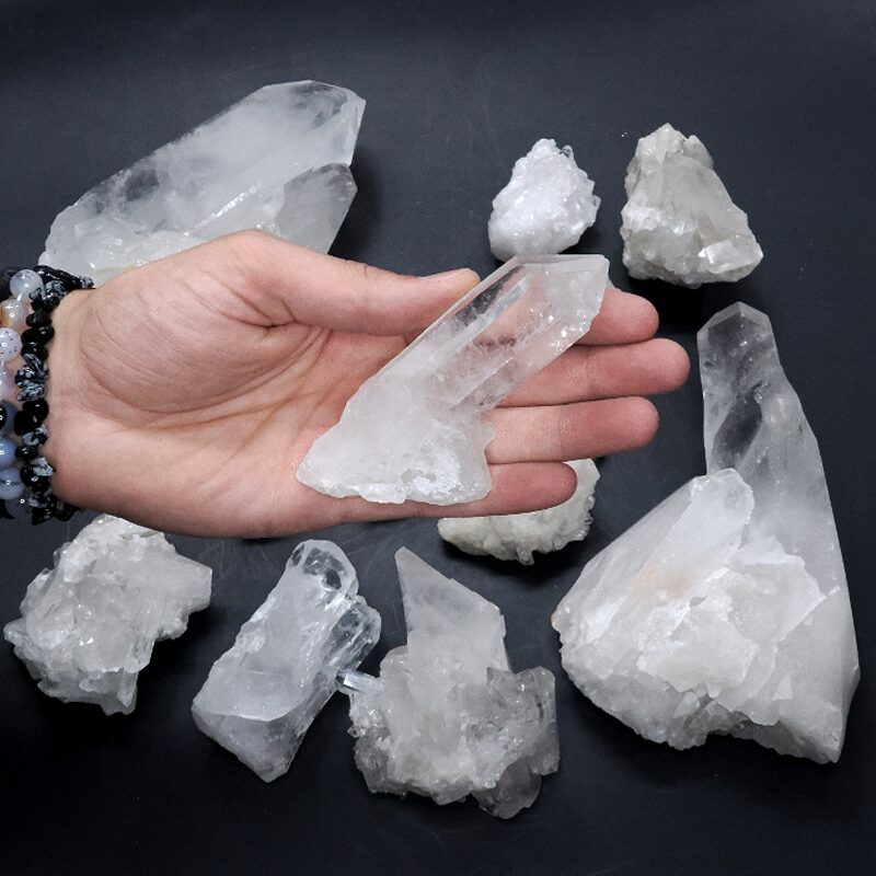 5.12kg Clear Quartz Cluster Parcels N2194 4 Clear Quartz Cluster Parcels N2194 | Crystal Factory