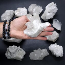 5.57kg Clear Quartz Cluster Parcels N2195 5 Clear Quartz Cluster Parcels N2195 | Crystal Factory