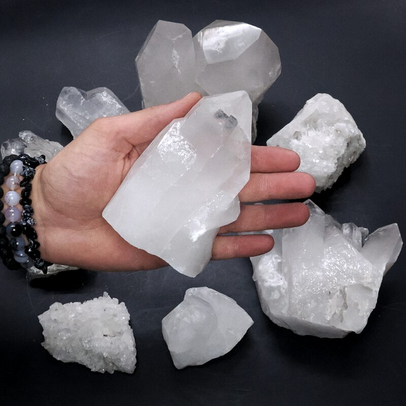5.5kg Clear Quartz Cluster Parcels N2197 4 Clear Quartz Cluster Parcels N2197 | Crystal Factory