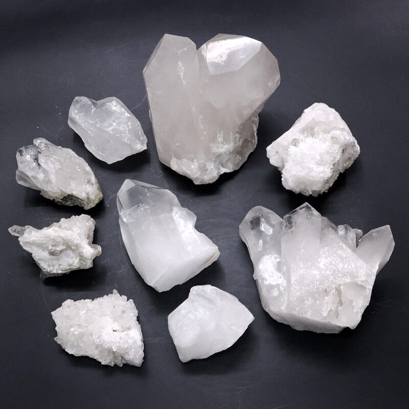 5.5kg Clear Quartz Cluster Parcels N2197 3 Clear Quartz Cluster Parcels N2197 | Crystal Factory