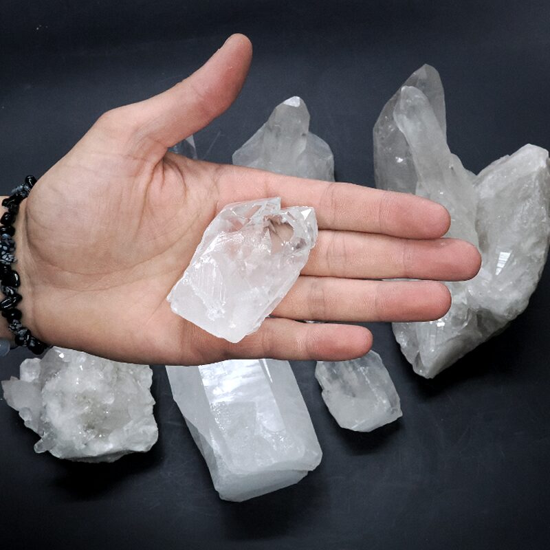 5.65kg Clear Quartz Cluster Parcels N2200 4 Clear Quartz Cluster Parcels N2200 | Crystal Factory