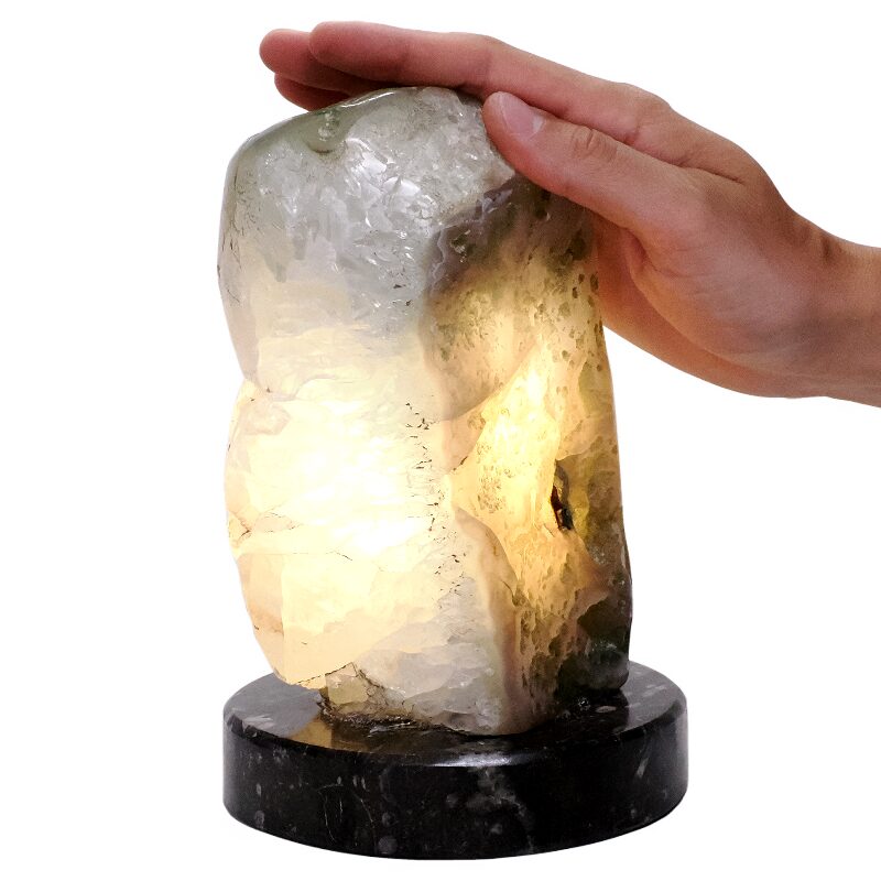 4.50kg Brazilian River Agate Lamp with LED Bulb N2207 4 Brazilian River Agate Lamp with LED Bulb N2207 | Crystal Factory