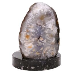 Brazilian River Agate Lamp with LED Bulb N2208 | Crystal Factory