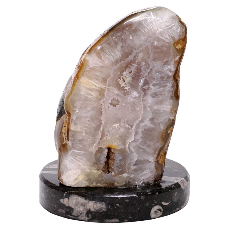 3.20kg Brazilian River Agate Lamp with LED Bulb N2211 3 Brazilian River Agate Lamp with LED Bulb N2211 | Crystal Factory