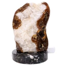 Brazilian River Agate Lamp with LED Bulb N2214 | Crystal Factory