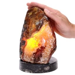 4.30kg Brazilian River Agate Lamp with LED Bulb N2215 5 Brazilian River Agate Lamp with LED Bulb N2215 | Crystal Factory