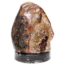 Brazilian River Agate Lamp with LED Bulb N2215 | Crystal Factory