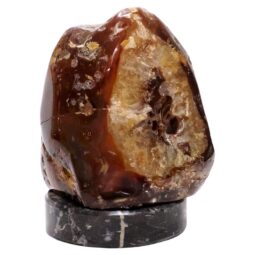 Brazilian River Agate Lamp with LED Bulb N2216 | Crystal Factory