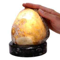 3.90kg Brazilian River Agate Lamp with LED Bulb N2217 5 Brazilian River Agate Lamp with LED Bulb N2217 | Crystal Factory