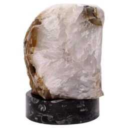 Brazilian River Agate Lamp with LED Bulb N2218 | Crystal Factory