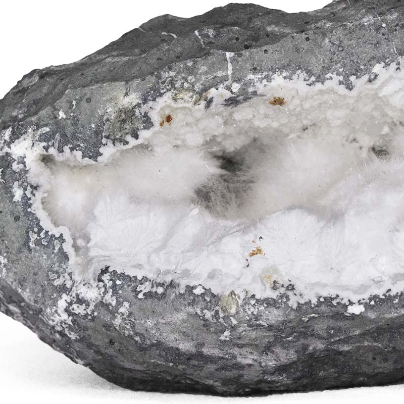 0.76kg Natural Okenite Crystal Geode Specimen DV379 6 Natural Okenite Crystal Geode Specimen DK379 | Crystal Factory