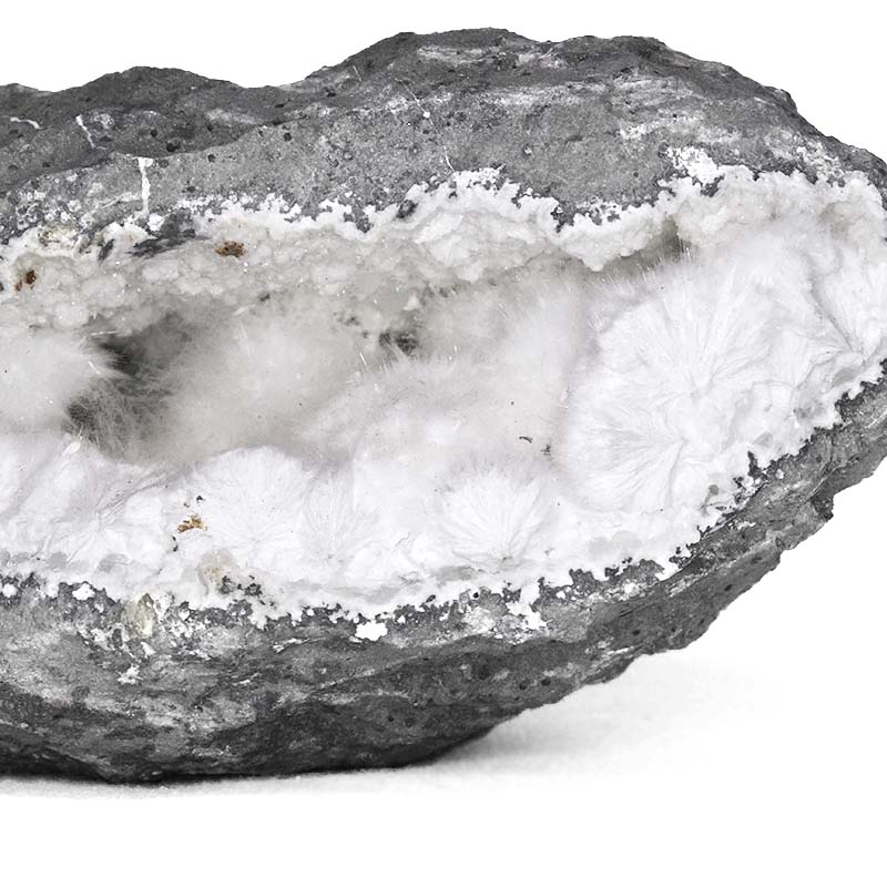0.76kg Natural Okenite Crystal Geode Specimen DV379 5 Natural Okenite Crystal Geode Specimen DK379 | Crystal Factory