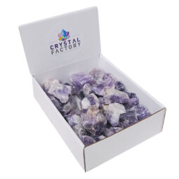 1kg Chevron Amethyst Rough Parcel | Crystal Factory