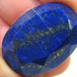 5.92grams Lapis Lazuli Oval Faceted Stone W25 | Crystal Factory