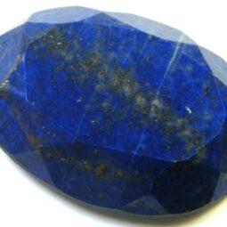 Lapis Lazuli Oval Faceted Stone W25 | Crystal Factory