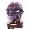 3.75kg Amethyst Lamp on Wooden Base - Purple LED Bulb DB767 2 Amethyst Lamp on Wooden Base – Purple LED Bulb DB767 | Crystal Factory