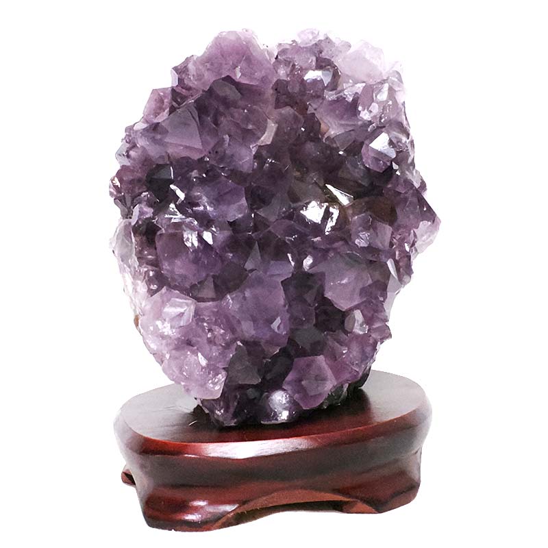 3.75kg Amethyst Lamp on Wooden Base - Purple LED Bulb DB767 3 Amethyst Lamp on Wooden Base – Purple LED Bulb DB767 | Crystal Factory