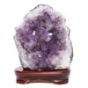 3.54kg Amethyst Lamp on Wooden Base - Purple LED Bulb DB768 2 Amethyst Lamp on Wooden Base – Purple LED Bulb DB768 | Crystal Factory