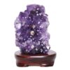 2.99kg Amethyst Lamp on Wooden Base - Purple LED Bulb DB770 2 Amethyst Lamp on Wooden Base – Purple LED Bulb DB770 | Crystal Factory