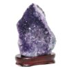 3.95kg Amethyst Lamp on Wooden Base - Purple LED Bulb L507 2 Amethyst Lamp on Wooden Base – Purple LED Bulb L507 | Crystal Factory