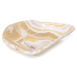 Banded Onyx Freeform Bowl L497 | Crystal Factory