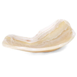 Banded Onyx Freeform Bowl L500 | Crystal Factory