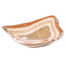 Banded Onyx Freeform Bowl L501 | Crystal Factory