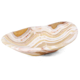 Banded Onyx Freeform Bowl L502 | Crystal Factory