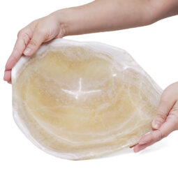 Banded Onyx Freeform Bowl L503 | Crystal Factory