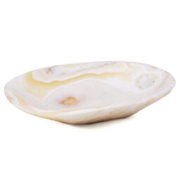 Banded Onyx Freeform Bowl L504 | Crystal Factory