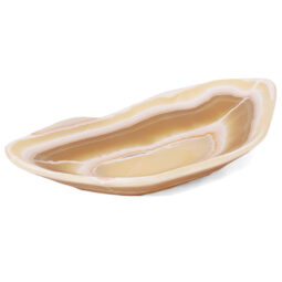 Banded Onyx Freeform Bowl L506 | Crystal Factory