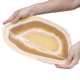 Banded Onyx Freeform Bowl L506 | Crystal Factory