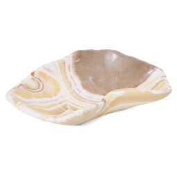 Banded Onyx Freeform Bowl V35 | Crystal Factory
