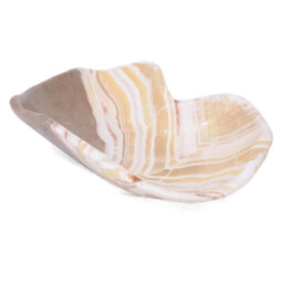 Banded Onyx Freeform Bowl V35 | Crystal Factory