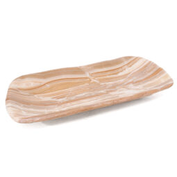 Banded Onyx Freeform Bowl V36 | Crystal Factory