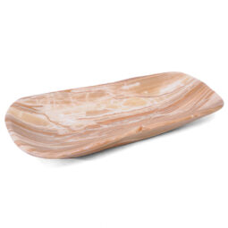 Banded Onyx Freeform Bowl V36 | Crystal Factory