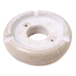 Beige Round Marble Base (Lamp Component) - Large | Crystal Factory