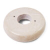 Beige Round Marble Base (Lamp Component) - Large | Crystal Factory