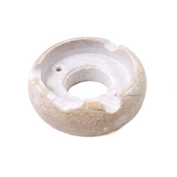 Beige Round Marble Base (Lamp Component) - Small | Crystal Factory