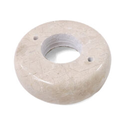 Beige Round Marble Base (Lamp Component) - Small | Crystal Factory