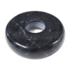 Black Round Marble Base (Lamp Component) | Crystal Factory