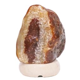 Crystal Quartz River Agate Lamp - White LED Bulb S1535 | Crystal Factory
