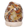 Crystal Quartz River Agate Lamp - White LED Bulb S1540 | Crystal Factory