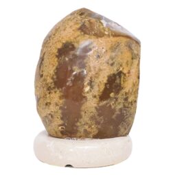 Crystal Quartz River Agate Lamp - White LED Bulb S1544 | Crystal Factory